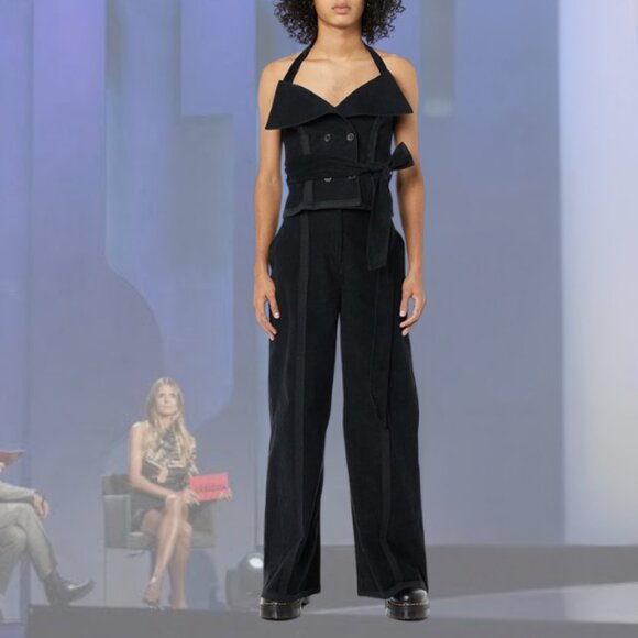 NWT - MAKING THE CUT - Deconstructed Wide Leg Pants - Black - Various Sizes - Picture 3 of 7